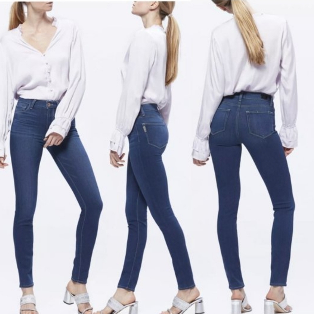 Paige Hoxton High Waist Ultra Skinny Jeans…